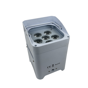 Güçlü kablosuz WIFI uzaktan kumanda yukarı aydınlatma 6x18w rgba uv app app pilli led par - Product Image 6