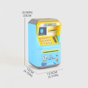 צעצועים חינוכיים לילדים למידה סימולציה atm לשחק בית צעצועים כסף בנק ילדים מתנה ליום הולדת