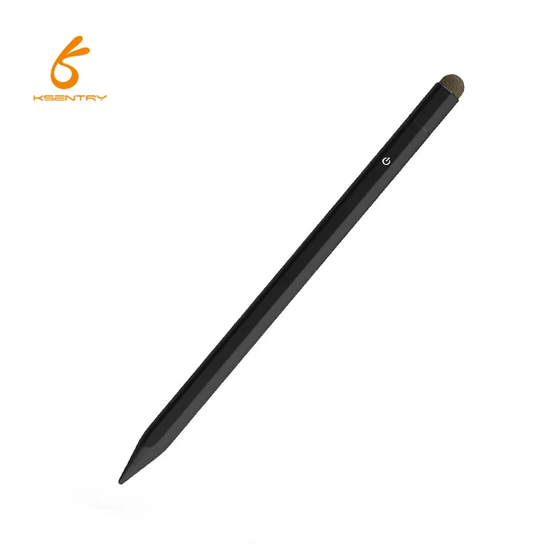 2 in 1 palm rejection and tilt active stylus black pens for ios tablet and android