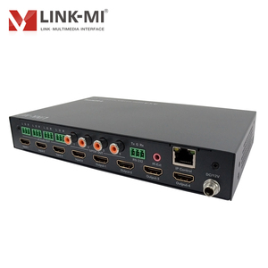 Interruptor de matriz HDMI 4x4 Extracción de audio analógico y SPDIF Control de GUI web 4K TCP/IP - Product Image 5
