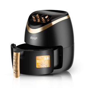 Raf Multifunctional 1500W Electric 5.8L <strong>Temperature</strong> Control Steam Hot air Cooker Fryer Without Oil <strong>Digital</strong> Smart air Fryers - Product Image 5