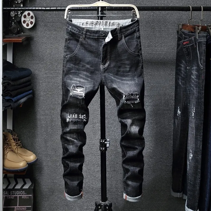 Wholesale Casual Mens Jeans Stylish Taper Denim Pants