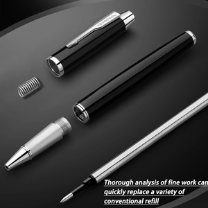 金属表壳笔，带可拆卸笔芯，商务或办公室用多种颜色优雅笔 - Product Image 6