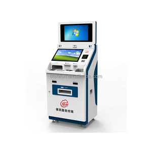 Máquina de Atm de doble pantalla táctil capacitiva, lector de tarjetas, escáner de código Qr, autoservicio, kiosco para el Estado - Product Image 3