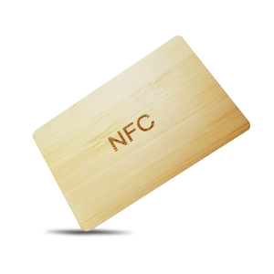 定制Rfid智能木卡125Khz 13.56mhz Ntag 213/215/216 NFC名片可重写邻近Rfid <span class=keywords><strong>Mifare</strong></span>木卡