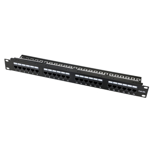 Renbao Patch Panel Cat6 RJ45 24 Port Network Cable Manager 1u Marco de metal Sin blindaje Categoría 6 con Led - Product Image 2