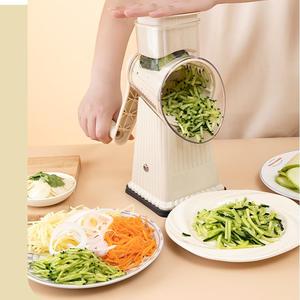 <strong>5</strong> in <strong>1</strong> Rotary Multifunction Grater Slicer Fruit Cheese Potato Cabbage Manual Vegetable Chopper With Storage Box - Product Image 1