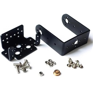 1セット2 DOFショートパンアンドティルトサーボブラケットセンサーマウントキット互換性のあるMG995卸売小売用 - Product Image 1