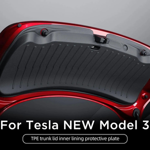 สำหรับ24 Tesla รุ่น3 Highland ที่เหมาะสม tailgate GUARD Suede แพคเกจเต็มรูปแบบการป้องกันลำต้นภายใน Tesla อุปกรณ์เสริม - Product Image 2