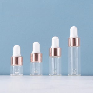 サンプルバイアルミニ1ml 2ml 3ml 5mlエッセンシャルオイルフロストグラスドロッパーアロマ液体ドロップピットボトル香水 - Product Image 3