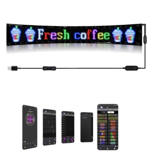 Scheda led flessibile di alta qualità controllata da app per smartphone a scorrimento slogan schermo di visualizzazione impermeabilizzazione modulo led - Product Image 1