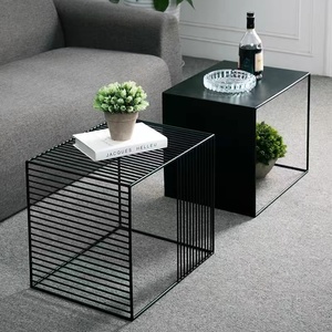 Unique <strong>Expandable</strong> <strong>Square</strong> Metal Coffee <strong>Table</strong> Simple Design for Dining Home Decor in Living Room Bedroom Courtyard - Product Image 5