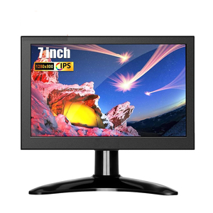 Mini Monitor Hd Pantalla IPS Pantalla Monitor pequeño de 7 pulgadas Monitor secundario para PC/computadora/Raspi/computadora portátil/cámara de seguridad - Product Image 1