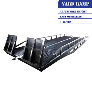 Contenedor de precio razonable de 10 toneladas, nivelador de muelle, contenedor de patio móvil, rampa automática de descarga para remolques de camiones, carretilla elevadora - Product Image 1