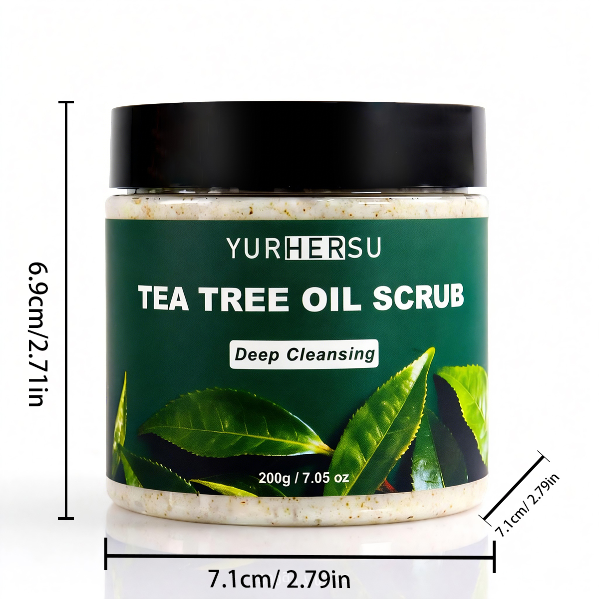 Exfoliante de aceite de árbol de té
