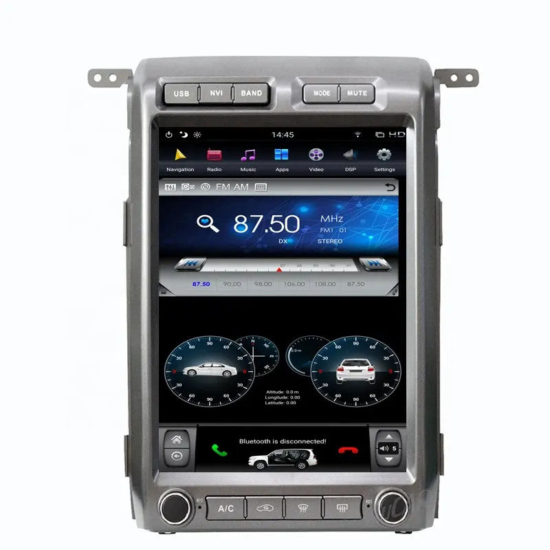Zhi Fang Tesla phong cách Android Màn hình xe đa phương tiện Máy nghe nhạc đài phát thanh GPS navigation cho FORD F150 2009-2014 với Carplay DSP