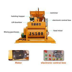 Hot Sale High Performance JS500 JS750 Forced Concrete <strong>Mixer</strong> Ready Supply High Quality High Reliability Concrete <strong>Mixer</strong>