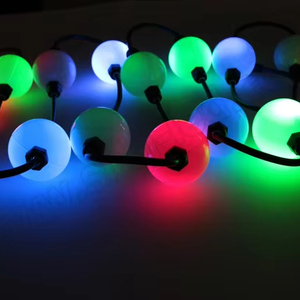 SHIJI <strong>LED</strong> 3D Video Curtain <strong>String</strong> Rgb <strong>LED</strong> Ball Lights DJ <strong>DMX</strong> Stage Light Strip Lighting - Product Image 3