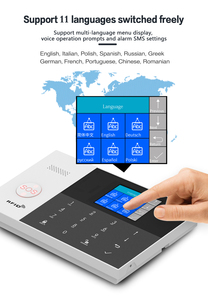 Alarmas WiFi Alarma de Seguridad del Hogar 2.4G Wi Fi ev güvenlik sistemi kapı hareket sensörü Alarm ev sahibi akıllı Alarm sistemleri - Product Image 5