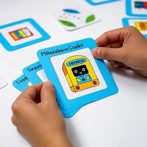 Ücretsiz örnek yüksek kaliteli çocuklar hafıza kartı eğitim baskı hizmetleri bilişsel bebek baskı özel flaş kartları