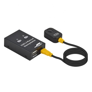 FJ-2UM Mini USB2.0 2-in-1 out2ポート共有スイッチFjgearビデオスプリッターおよびコンバーター2コンピューター1プリンターデスクトップコントローラー - Product Image 1