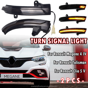 Renault Talisman Megane IV MK4 <strong>Clio</strong> V 5 Lutecia Dynamic <strong>LED</strong> Sequential Blinker New Side Mirror Turn Signal Indicator Light - Product Image 3
