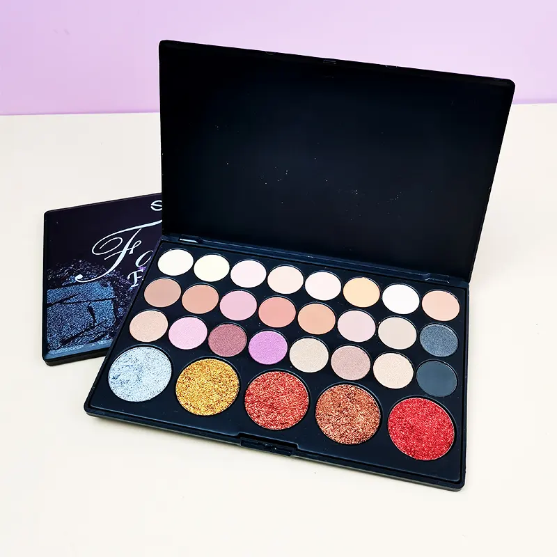 SHICELLE 29 colors private label cosmetics long lasting make up pallets eye shadow palette