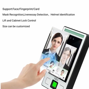 Zugangs kontrolle Biometrische Gesichts erkennung Zeiter fassung kamera mit Web-API-Finger abdruck leser für Barrier Gate