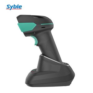Escáner de código de barras inalámbrico 1D/2D Bluetooth y 2,4G, lector de código de barras de alta velocidad con base de carga para logística de almacén - Product Image 6