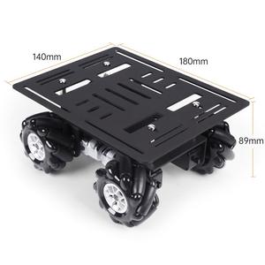 4WD умный робот автомобиль шасси двигателя с 4 двигателями Набор для отслеживания автомобиля паровой обучающий инструмент - Product Image 3