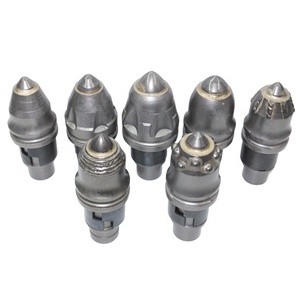 Round Shank <strong>Chisel</strong> <strong>Bits</strong> BKH78 Conical Cutting Tools with Bullet Teeth for Foundation Drilling - Product Image 5