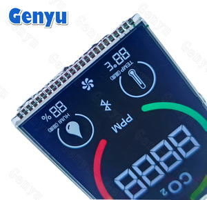 Display Lcd a 7 segmenti Lcd personalizzato  a più cifre Lcd per misuratore di Co2 con rilevatore di anidride carbonica - Product Image 5
