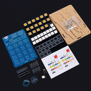 DIY Calculator <strong>Kit</strong> 51 Microcontroller Self-Made Digital Tube Computer <strong>Circuit</strong> Board Electronics Welding Training PCBA Model - Product Image 3