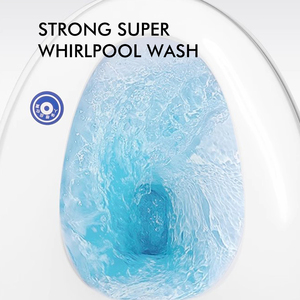 壁掛け式トイレスマートセルフクリーンビデボウルワンピースセラミック自動コンモード隠しタンク付きホテルバスルーム用 - Product Image 6
