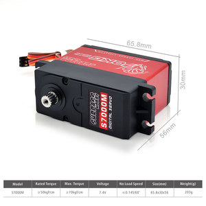 Surpass趣味Waterproof Metal Gear Digital Servo S7000M 70KG高トルクモータFor RC Remote Controlモデル - Product Image 5