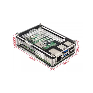 Neun Schichten Acryl gehäuse Mehr schicht ige Schutzhülle für Raspberry Pi 5 Shell - Product Image 4