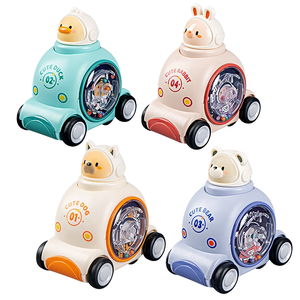 Factory Manufacture Toy Vehicle Cartoon Design Space Animal Plastic Puzzle <strong>Model</strong> Bus Diecast Kids Toy <strong>Car</strong> - Product Image 1