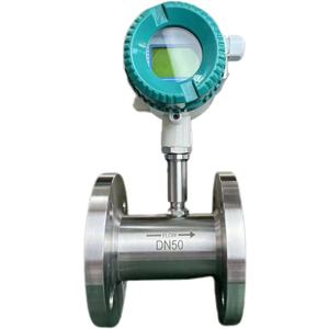 Caudalímetro de turbina Aceite líquido Salida digital 24VDC Impulsor Oem Soporte de caudalímetro - Product Image 1