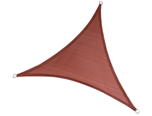 10 'x 10' x 10 'ruggine rosso 185GSM parasole curvo baldacchino HDPE per Patio giardino giardino giardino permeabile ombra vela - Product Image 5