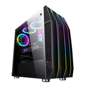 Shenguang 9 Mid-tower Desktop Host Chassis White Black MATX DIY <strong>Computer</strong> Game ATX Form Factor Office Business Host Shell Stocked - Product Image 1