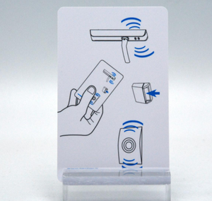 Tarjeta de llave de hotel inteligente RFID de 13,56 MHz personalizada, Mini Etiqueta de PVC PET con chip ISO 1K, código QR NFC para control de acceso sin contacto - Product Image 2