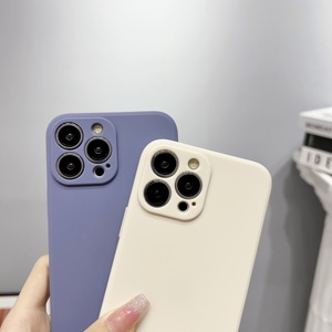U & Q เคสซิลิโคนเนื้อนิ่มสีสันสดใสสำหรับ iPhone 13 PRO MAX สำหรับ iPhone 15