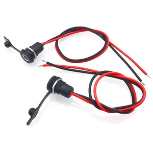 防水DC電源ジャックケーブル付きDC-022X HP68 5.5*2.1オスDC電源ジャックマウントコネクタDC-022X - Product Image 4