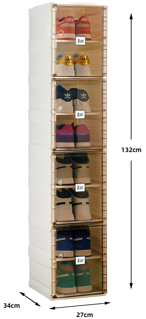 1 Fila 8 niveles 4 puertas (S1-S8-D4)