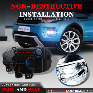 LED ön tampon sis lambası sağ sağ sol sis lamba donanımı için Land Rover Range Rover Evoque 2011-2016 LR026089 LR026090 - Product Image 5
