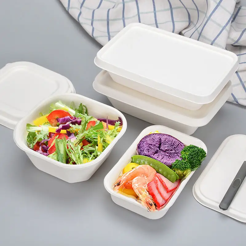 Zusammen setzbarer gefrorener Behälter kann Lebensmittel verpackung kunden spezifische Brotdose