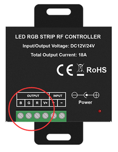 RF LED RGB Controller Schalter 8 Tasten RF Fernbedienung DC12 24V Kunststoffs chale für LED Strip Light Lampe - Product Image 4