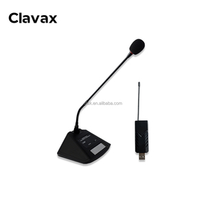 Clavax CLUM-U300 microfono Wireless conferenza one-to-one per la registrazione della rete vocale del gioco USB microfono a condensatore del computer - Product Image 1