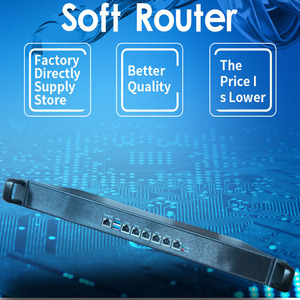 Intel 3865U macchina Firewall CPU 6 LAN Gigabit porta Ethernet controllo industriale 1U Router morbido - Product Image 2