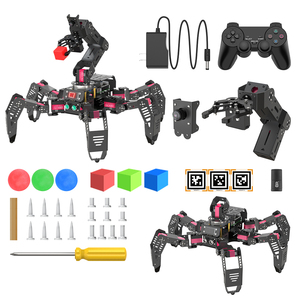 Hiwonder SpiderPi Pro AI Vision Hexapod Паук Робот с программируемой Роботизированной рукой для Raspberry Pi 4B/5 обучающий робототехнический комплект